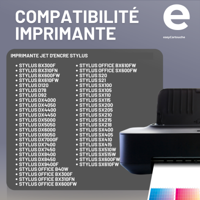 Cartouche compatible EPSON T0713 magenta